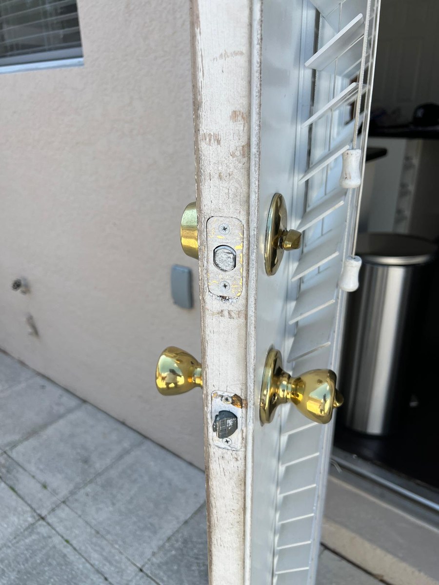 Front door opened after a house lockout