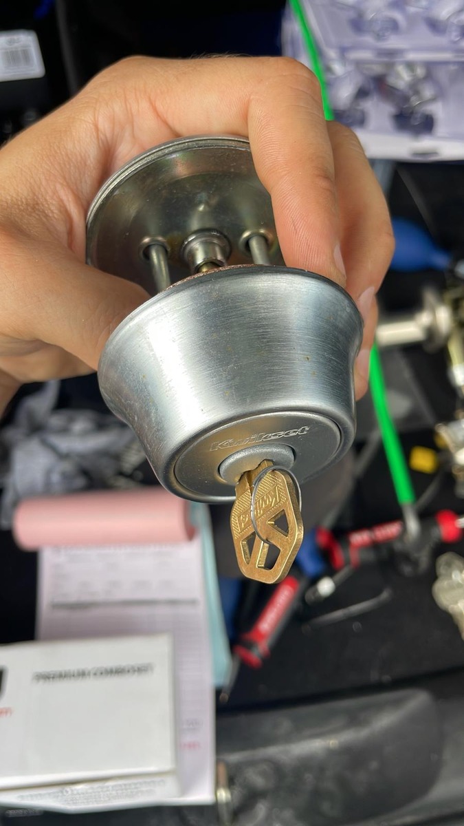 Rekeying a deadbolt cylinder at the workbench