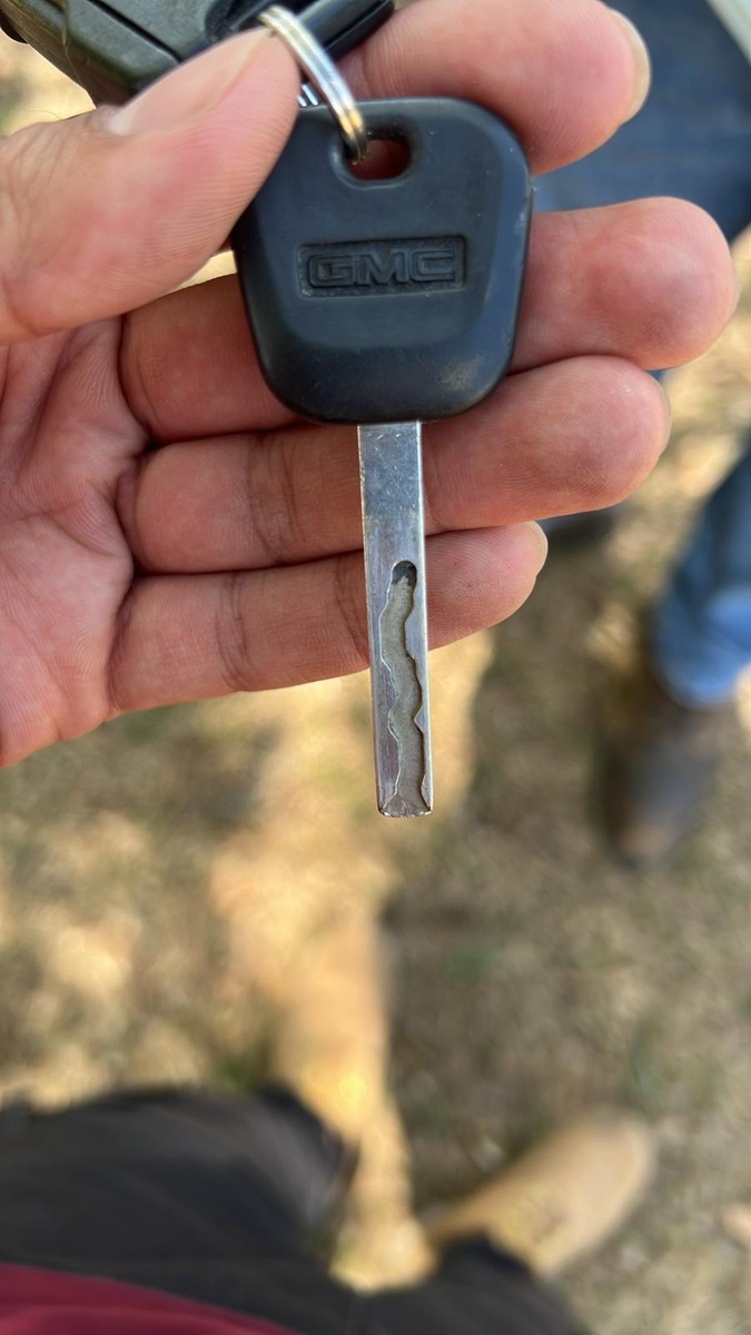 GMC transponder key ready for programming